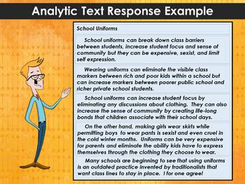 How to write a text response .